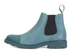 Fluevog Shoes Archie | Casual Chelsea Boot Teal Flash Sale