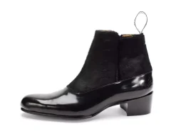 Fluevog Shoes Arthur | Zip-Up Ankle Boot Black Pony Flash Sale
