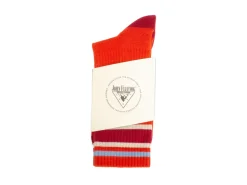 Fluevog Shoes Bandit | Colourblock Varsity Sock Red Flash Sale
