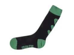 Fluevog Shoes Baz Vog Socks (3-Pack) | 3-Pack Graphic Sock Orange/Green/Blue Outlet