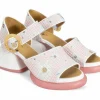 Fluevog Shoes Bridget | Leather Sandal Pink Daisy Store