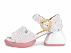 Fluevog Shoes Bridget | Leather Sandal Pink Daisy Store