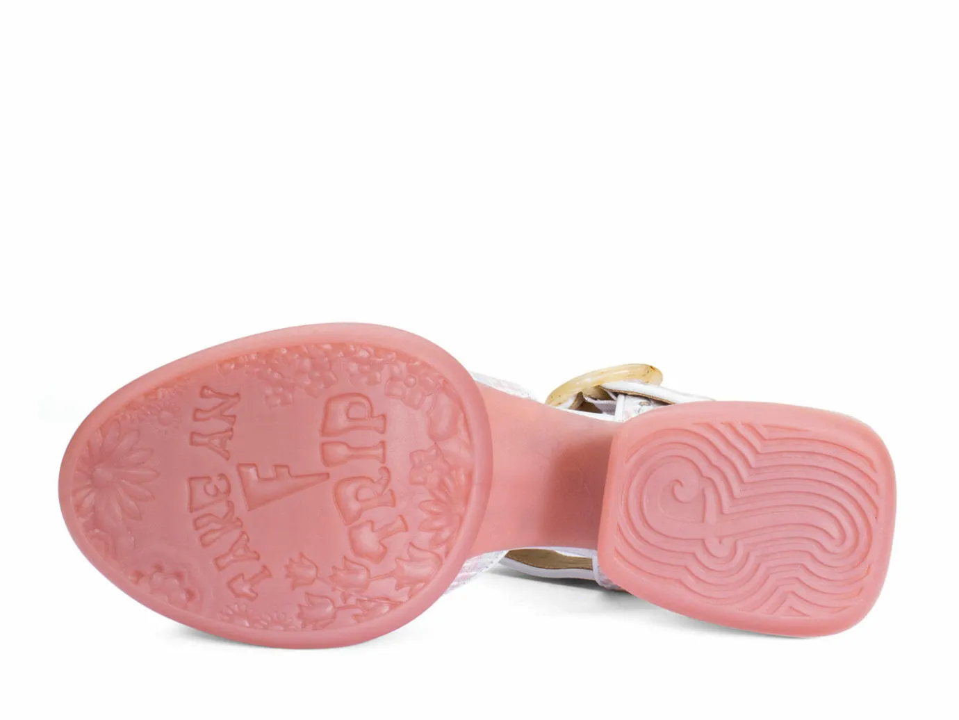 Fluevog Shoes Bridget | Leather Sandal Pink Daisy Store