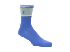 Fluevog Shoes Citta Vog Socks | Thick Colourblock Sock Blue/Green Clearance