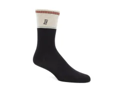 Fluevog Shoes Citta Vog Socks | Thick Colourblock Sock Black/Beige Clearance