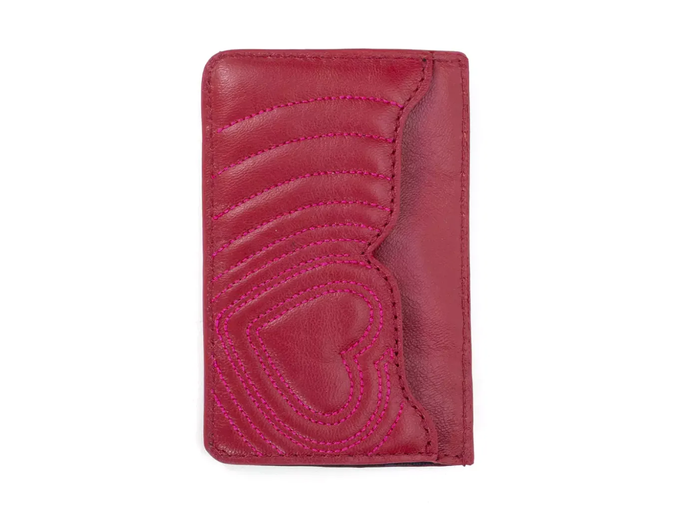 Fluevog Shoes Coco | Puffy Cardholder Red/Pink Outlet