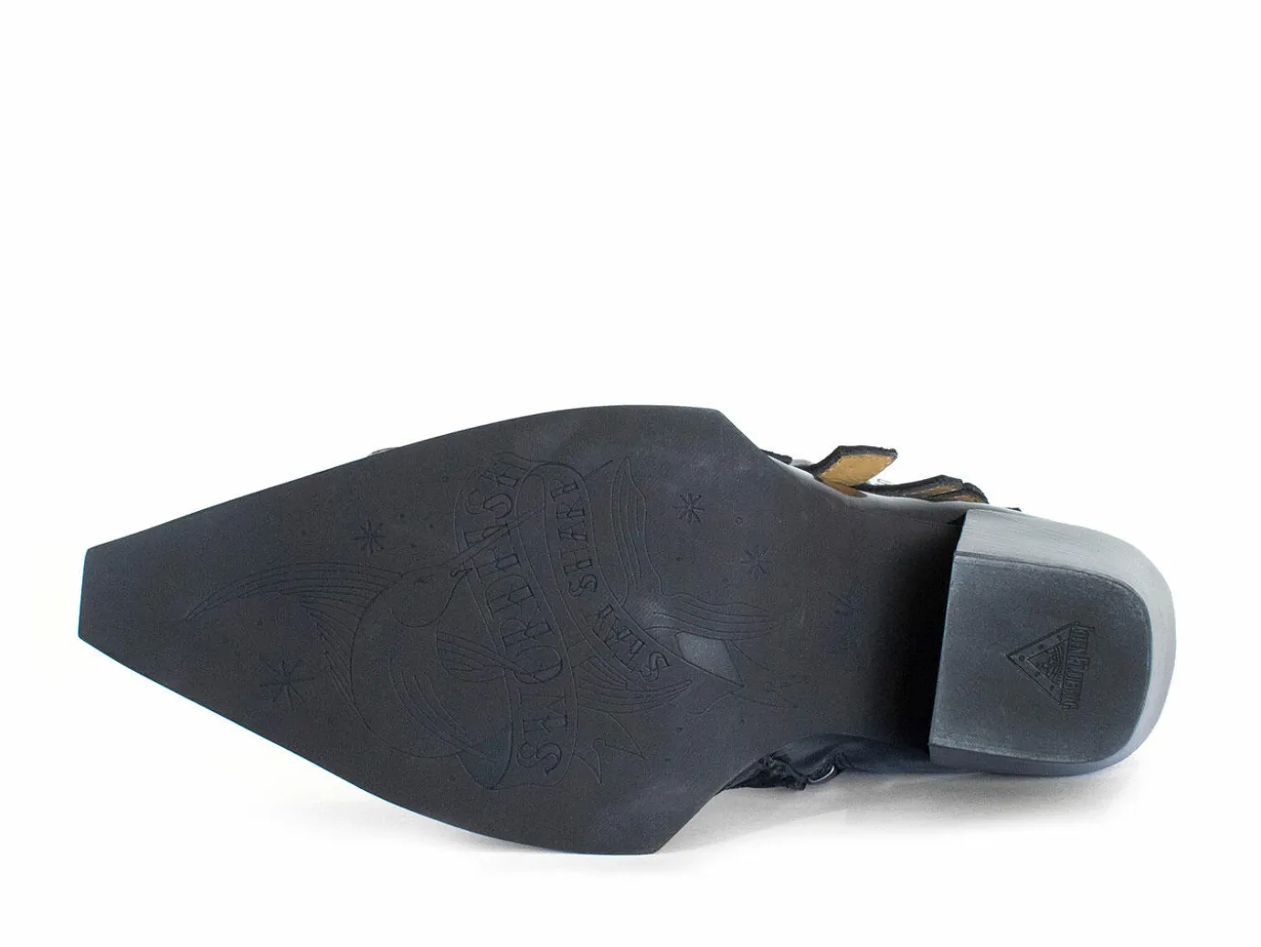 Fluevog Shoes Conceptual Cookie | Zip-Up Ankle Boot With Buckles Blue Store