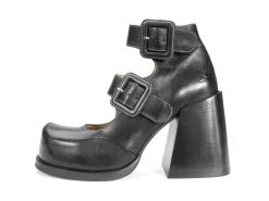 Fluevog Shoes Dionna | Double-Strap Shoe Black Best