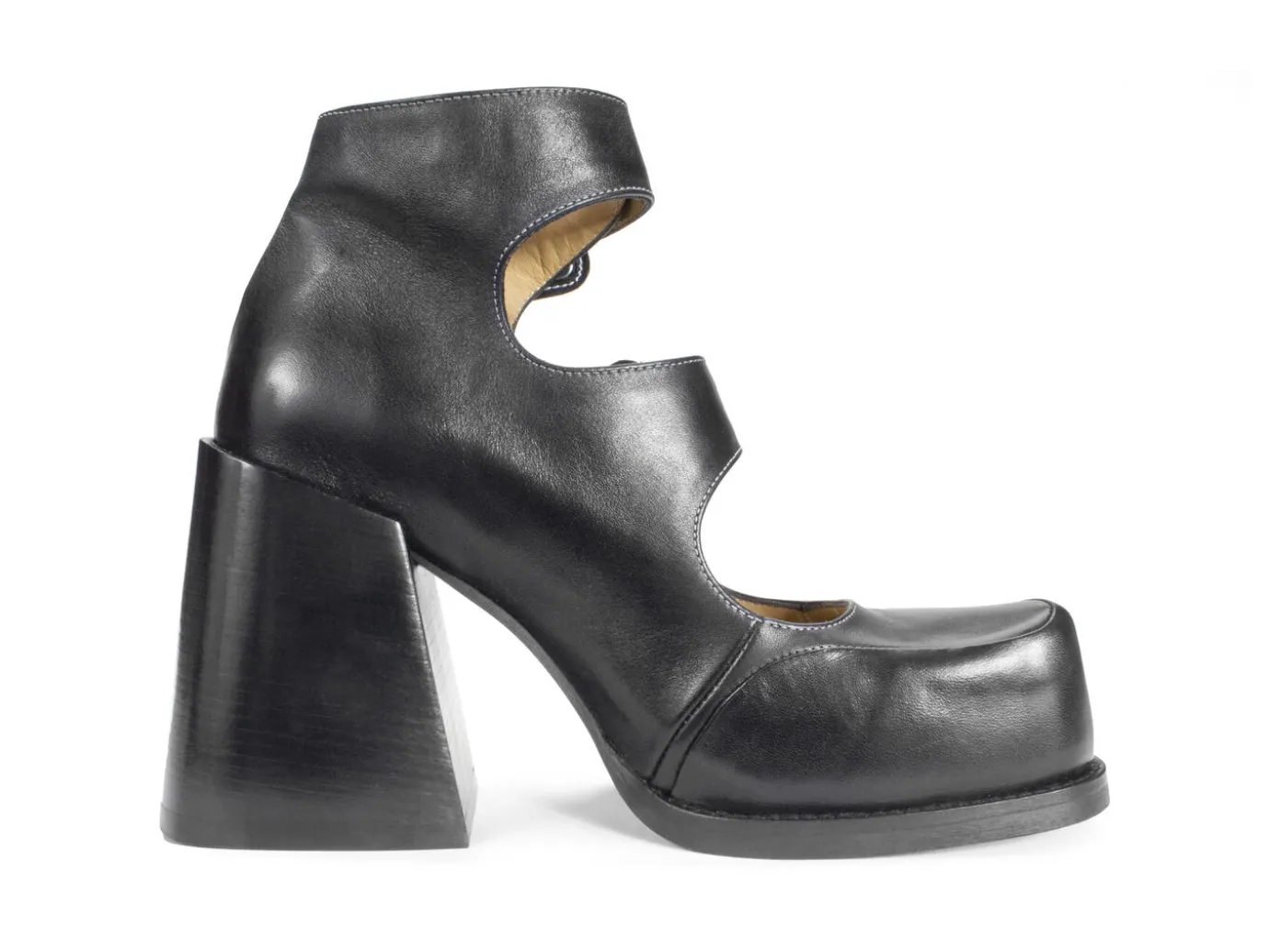 Fluevog Shoes Dionna | Double-Strap Shoe Black Best
