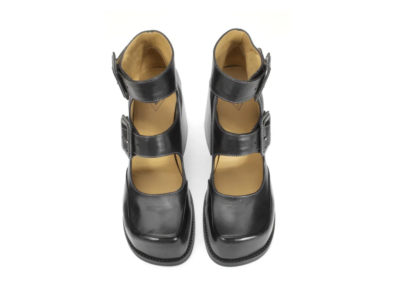 Fluevog Shoes Dionna | Double-Strap Shoe Black Best