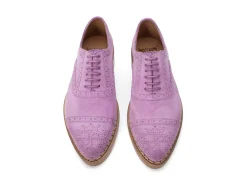 Fluevog Shoes Edda | Modern Brogue Shoe Purple Discount