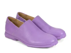 Fluevog Shoes Equinox | Slip-On Leather Shoe Purple Outlet