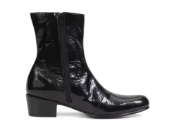 Fluevog Shoes Finn | Zip-Up Leather Boot Black Cheap