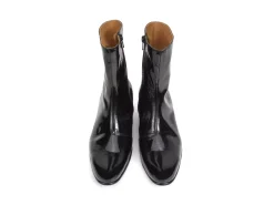 Fluevog Shoes Finn | Zip-Up Leather Boot Black Cheap