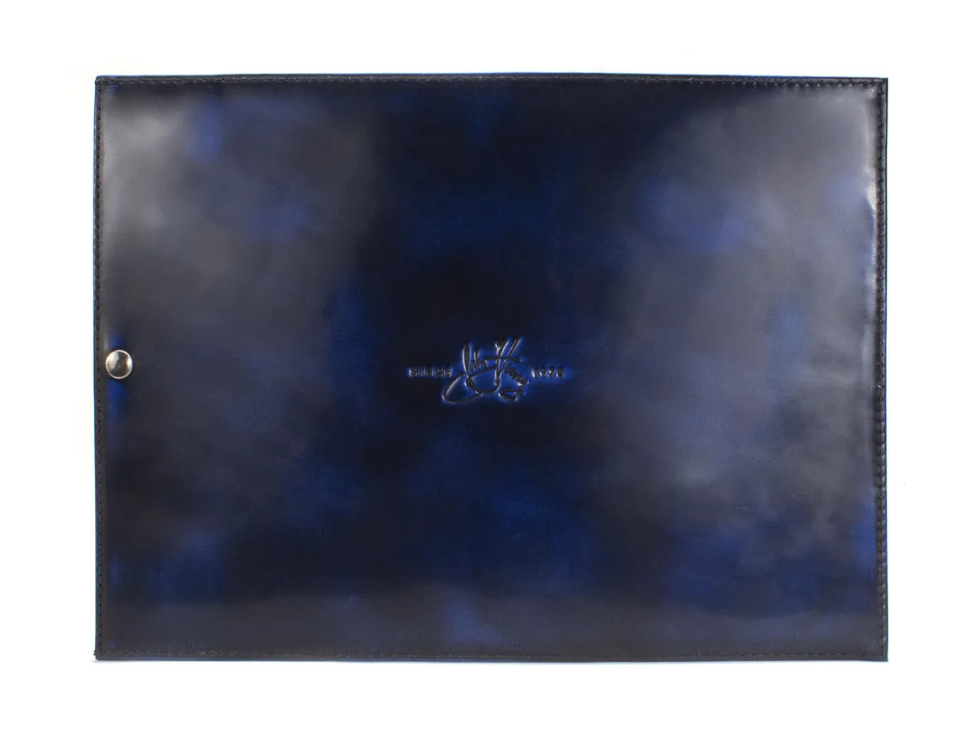 Fluevog Shoes Fiz Biz | Leather Laptop Sleeve Blue Shop