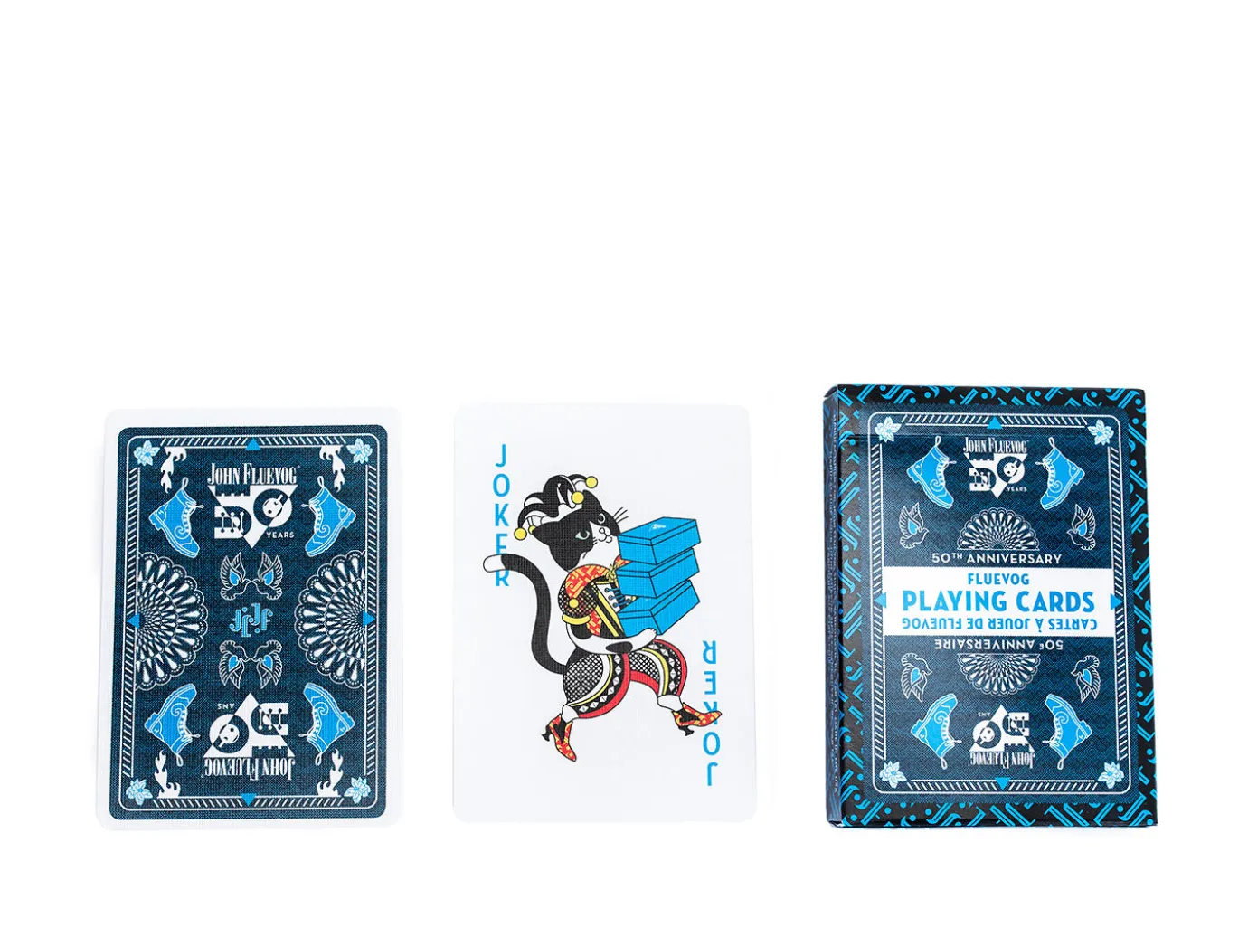 Fluevog Shoes Fluevog Playing Cards | Deck Of Cards Blue Flash Sale