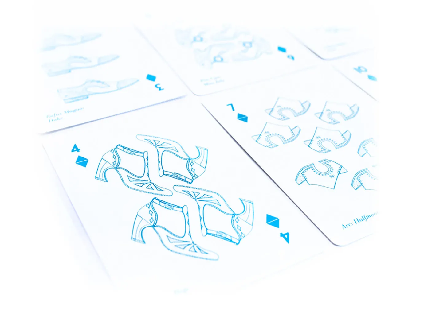 Fluevog Shoes Fluevog Playing Cards | Deck Of Cards Blue Flash Sale