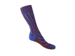 Fluevog Shoes Ford Vog Socks | Optical Illusion Sock Blue/Copper Best
