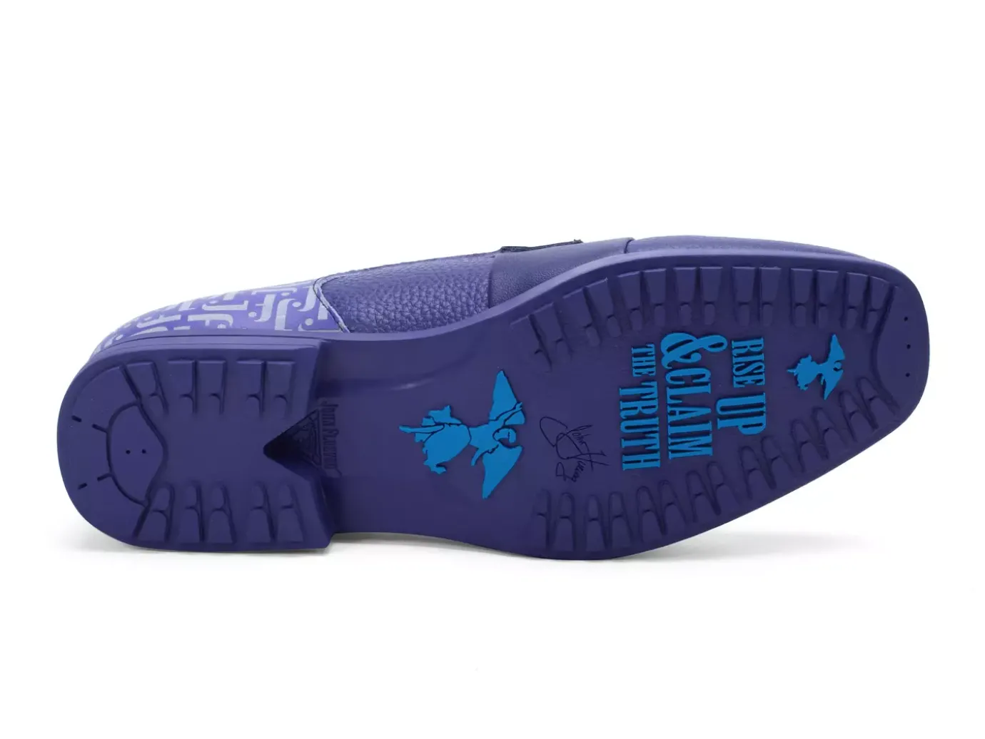 Fluevog Shoes Fuller | Colourblock Lace-Up Shoe Purple Best