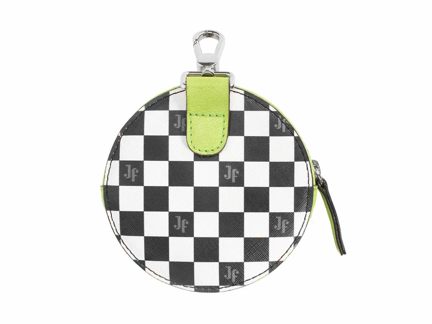 Fluevog Shoes Ginny | Clip On Pouch With Pocket Black/White Best Sale