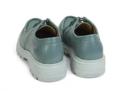Fluevog Shoes Jueves | Casual Leather Shoe Teal Outlet