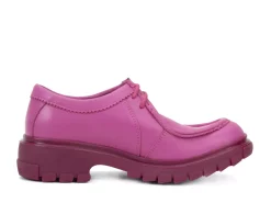 Fluevog Shoes Jueves | Casual Leather Shoe Pink Best Sale