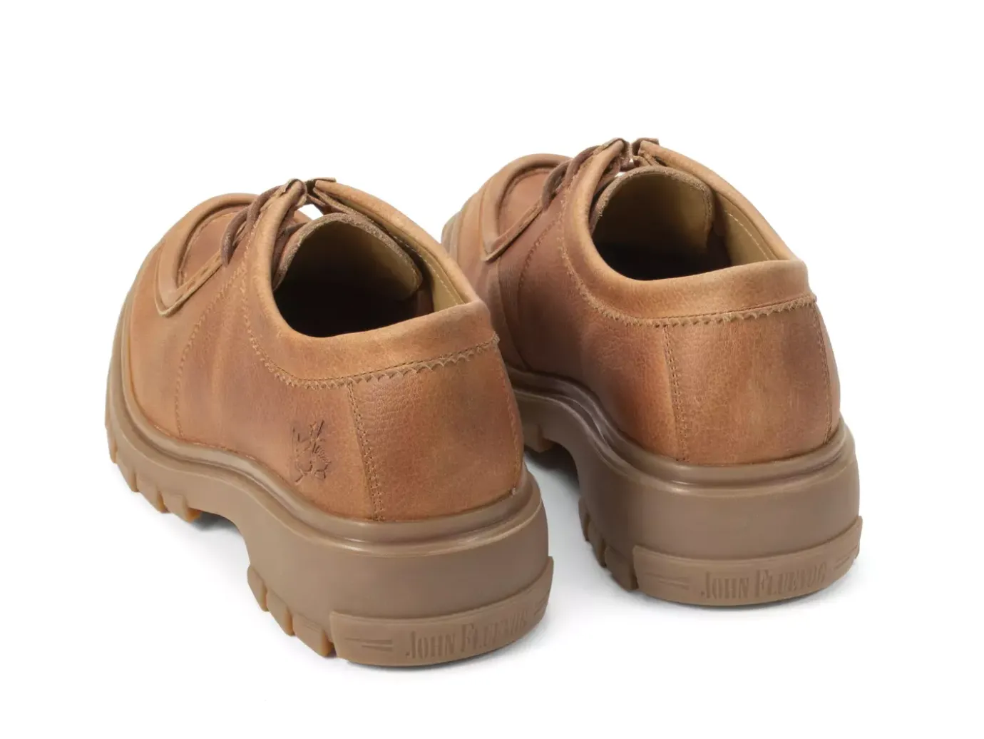 Fluevog Shoes Jueves | Casual Leather Shoe Brown Cheap