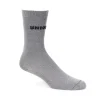 Fluevog Shoes Kermit Vog Socks | Solid-Coloured Lurex Sock Silver/Black Best