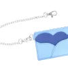Fluevog Shoes Kip | Cardholder With Removable Chain Blue New