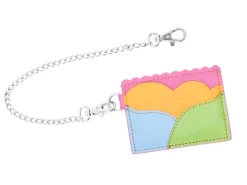 Fluevog Shoes Kip | Cardholder With Removable Chain Multi New