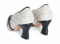 Fluevog Shoes Kit | Minimalistic Padded Pump Beige Quilted Clearance