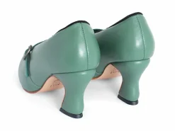 Fluevog Shoes Kit | Minimalistic Padded Pump Green Fashion