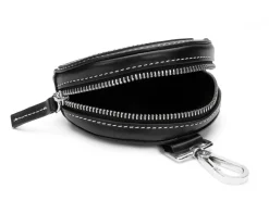 Fluevog Shoes Kitty | Round Clip-On Pouch Black Best