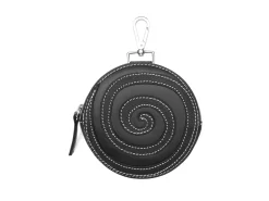 Fluevog Shoes Kitty | Round Clip-On Pouch Black Best Sale