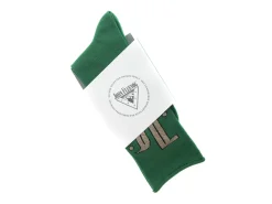 Fluevog Shoes Large Monogram Vog Socks | Jf Monogram Sock Green Clearance