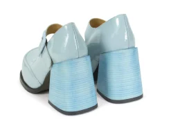 Fluevog Shoes Laurie | Platform Mary Jane Blue Cheap