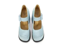 Fluevog Shoes Laurie | Platform Mary Jane Blue Cheap