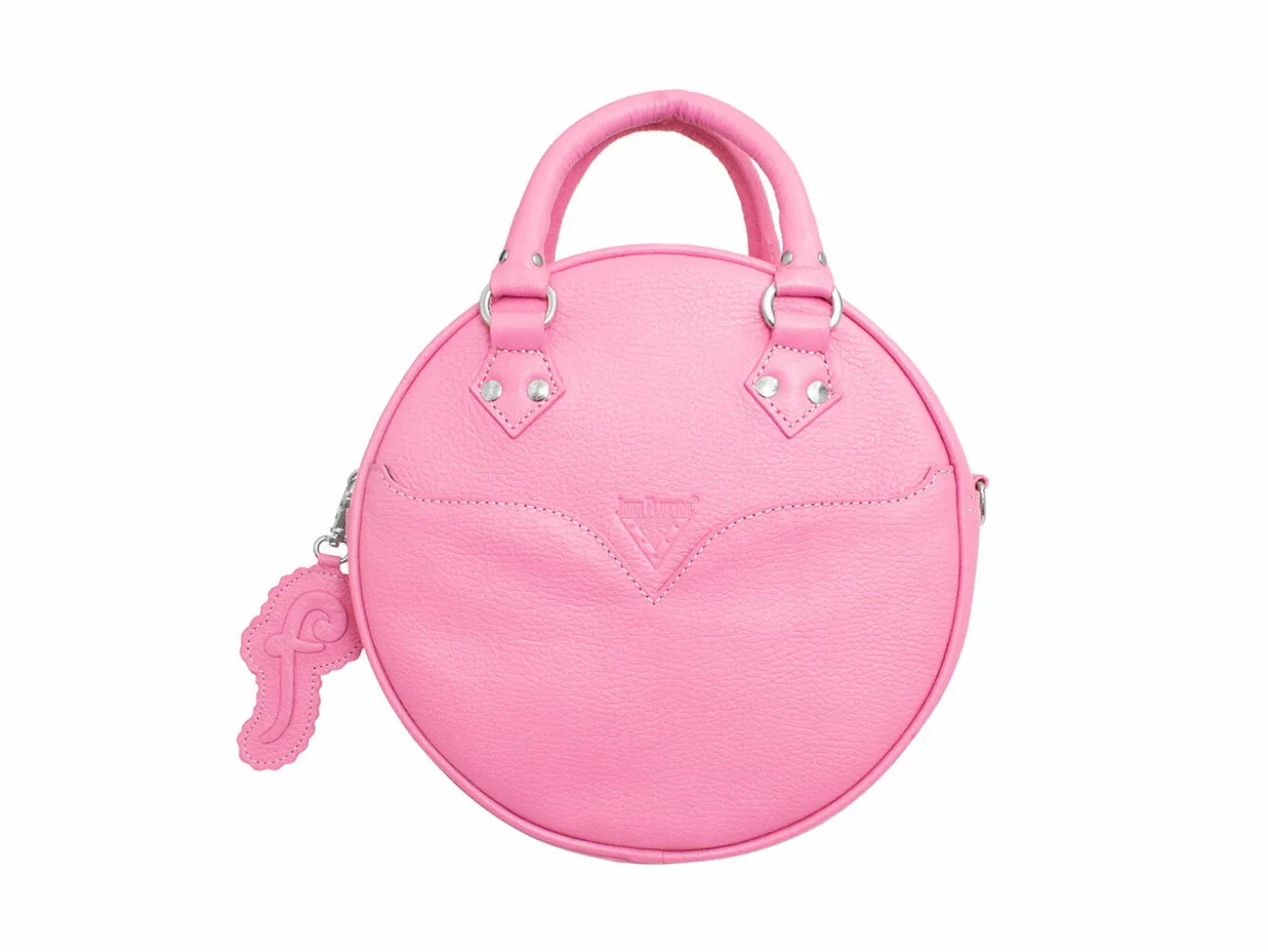 Fluevog Shoes Lucy | Round Leather Bag Pink Store