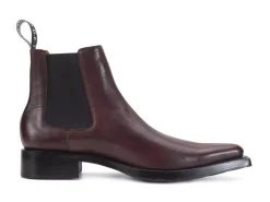 Fluevog Shoes Lyngenfjord | Pointed Toe Chelsea Boot Brown Shop