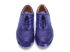 Fluevog Shoes Meridian | Slip-On Shoe With Plastic Toggle Purple Discount