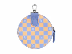 Fluevog Shoes Missy | Round Clip On Pouch Blue/Orange Clearance