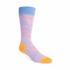Fluevog Shoes Monkey Vog Socks | Custom Floral Sock Pink/Blue Shop