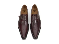 Fluevog Shoes Nordfjord | Single Monk Strap Shoe Brown Clearance