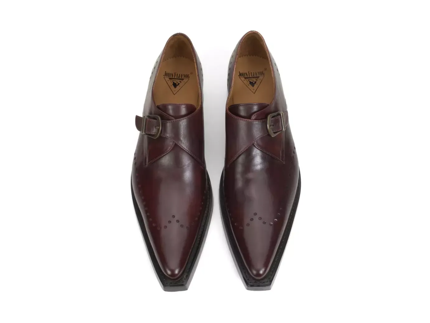 Fluevog Shoes Nordfjord | Single Monk Strap Shoe Brown Clearance