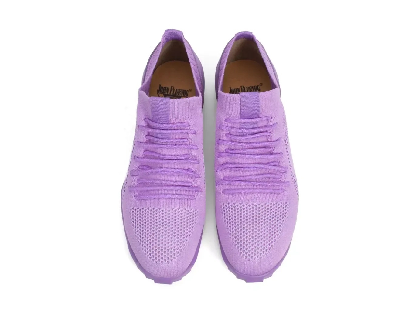 Fluevog Shoes Nova | Elastic Lace-Up Vegan Shoe Purple Hot