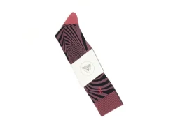 Fluevog Shoes Oberon Vog Socks | Knee-High Optical Illusion Sock Pink/Black Discount