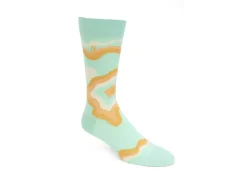 Fluevog Shoes Pan Vog Socks | Pattern Sock Mint Sale