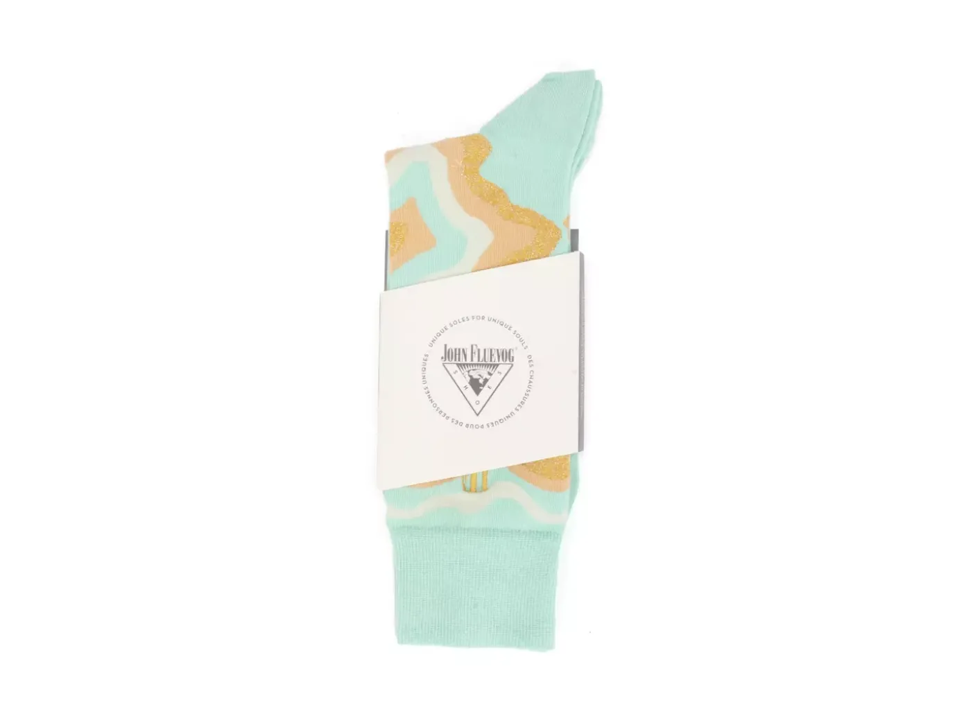 Fluevog Shoes Pan Vog Socks | Pattern Sock Mint Best