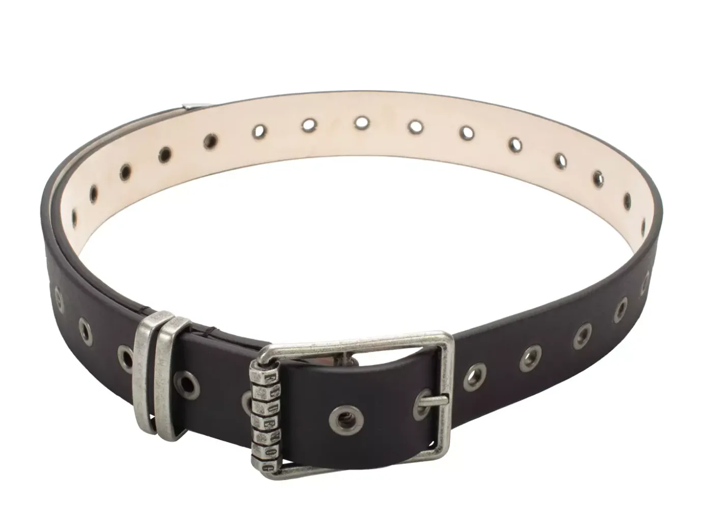 Fluevog Shoes Percivale Belt | Casual Leather Belt Black Discount