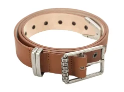 Fluevog Shoes Percivale Belt | Casual Leather Belt Brown New